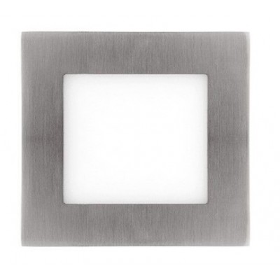 Downlight panel LED Cuadrado 170x170mm Niquel 13W 1130lm 
